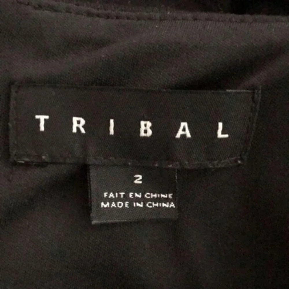 Tribal Sleeveless Stripped Sheath‎ Bodycon Dress Black White Women's Size 2 - Picture 5 of 9